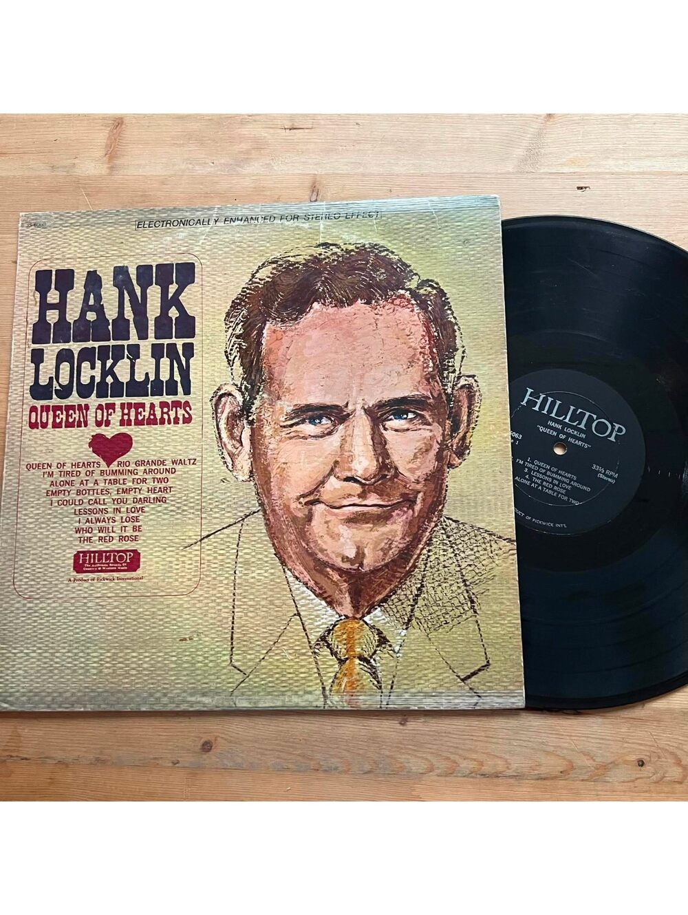 Hank Locklin - Queen of Hearts 33rpm VG+ VR19